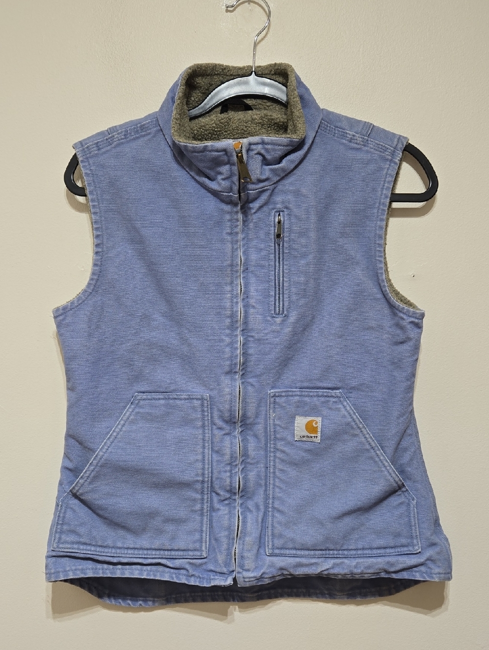 Carhartt Women's Duvk Canvas Sherpa  Fleece-Lined Vest